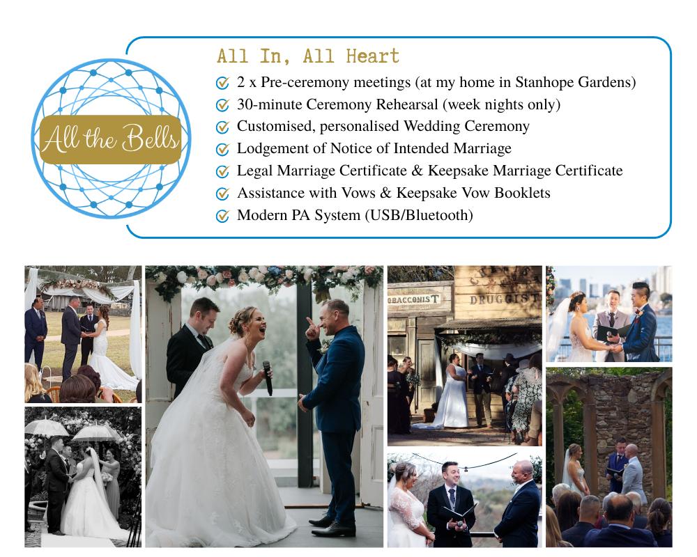 Full Ceremony Package Pricing